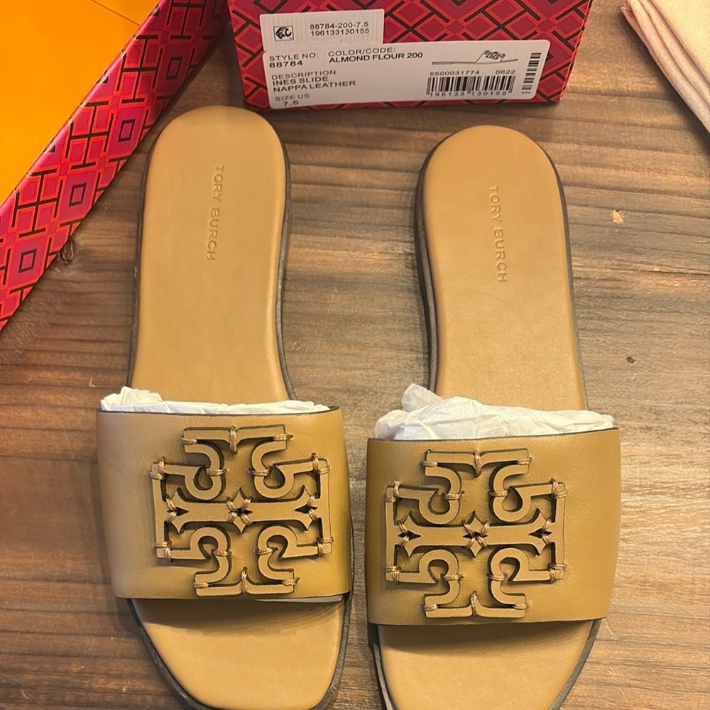 Tines Slide Nappa Leather Shoes
